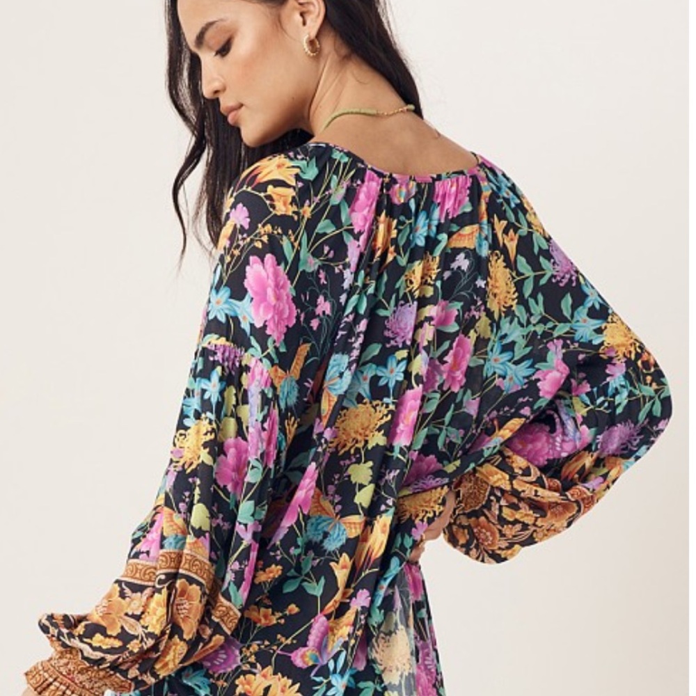Spell Butterfly Blouse - Firefly - L